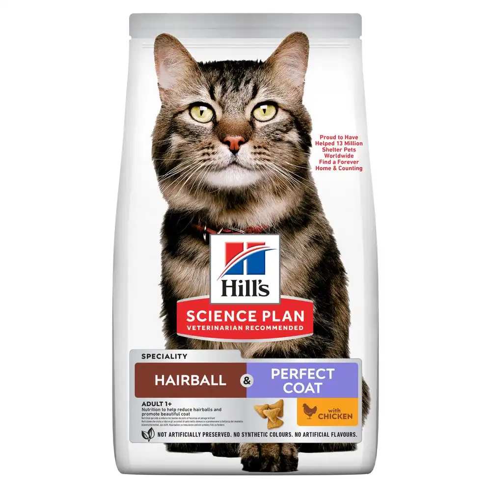 3 KG 3 KG Hill's Adult Hairball Indoor Pollo pienso para gatos