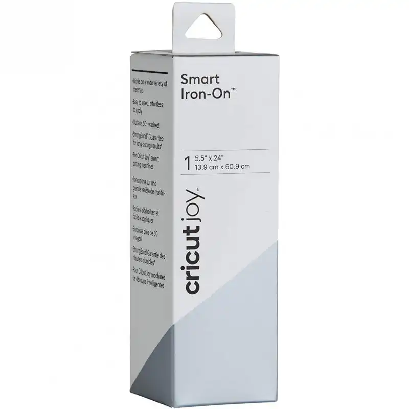 Cricut Joy Iron-On Vinilo Termoadhesivo 13.9 x 60.9 cm Plata
