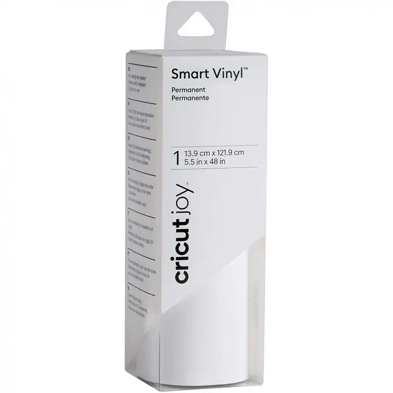 Cricut Joy Vinilo Adhesivo Permanente 13.9 x 121.9 cm Blanco