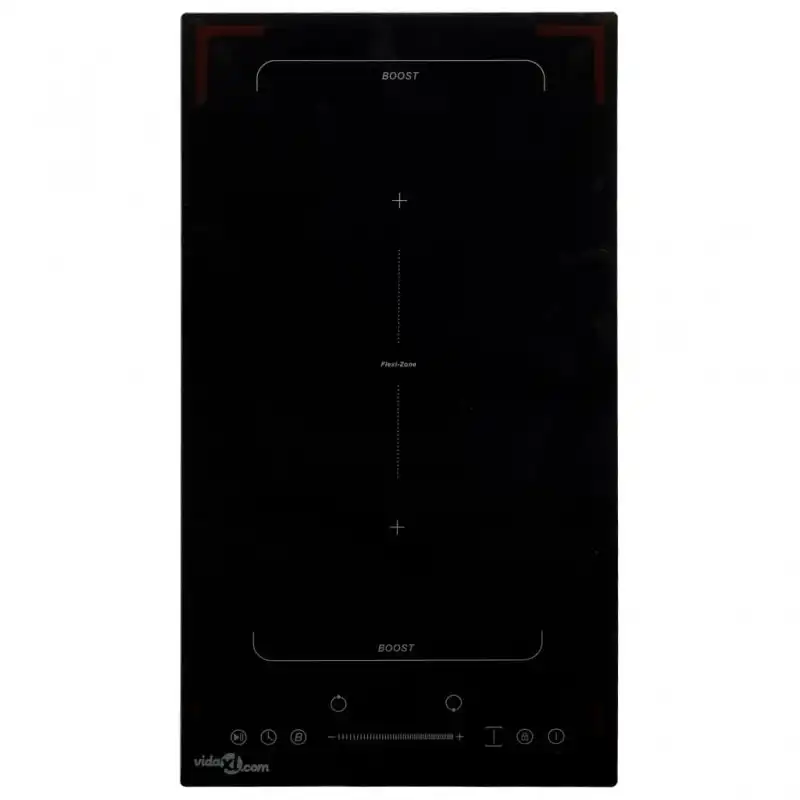 VidaXL 51438 Placa de Inducción 2 Zonas 30cm Negra