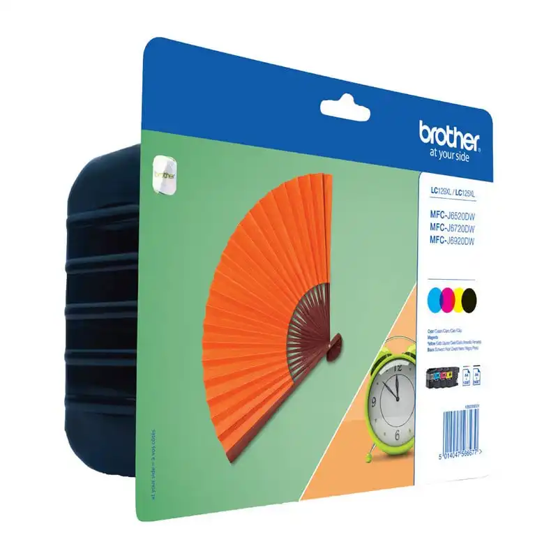 Brother LC-125XL/129XL Pack de 4 Cartuchos de Tinta