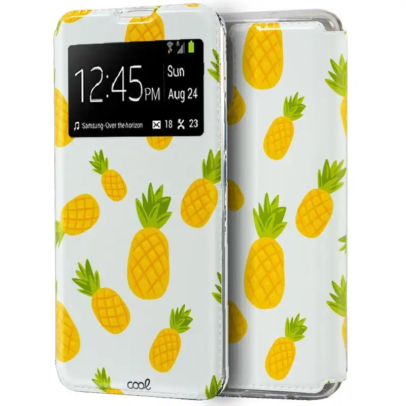 Cool Funda Flip Cover Dibujos Piñas para Samsung Galaxy A71