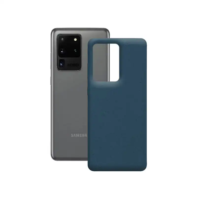 Ksix Eco-Friendly Funda Azul para Samsung Galaxy S20 Ultra