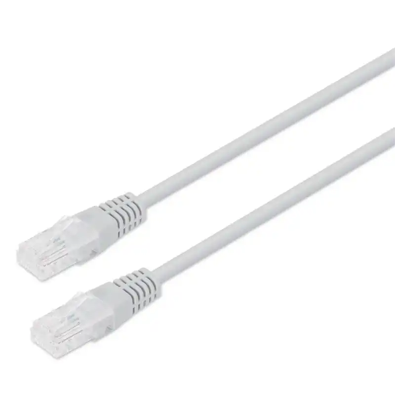 PcCom Essential Cable de Red RJ45 Cat6 UTP CU AWG24 hasta 1000Mbps 1m Gris
