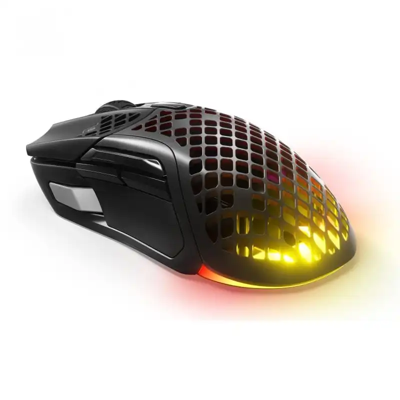SteelSeries Aerox 5 Wireless Ratón Gaming Inalámbrico 18000DPI Negro