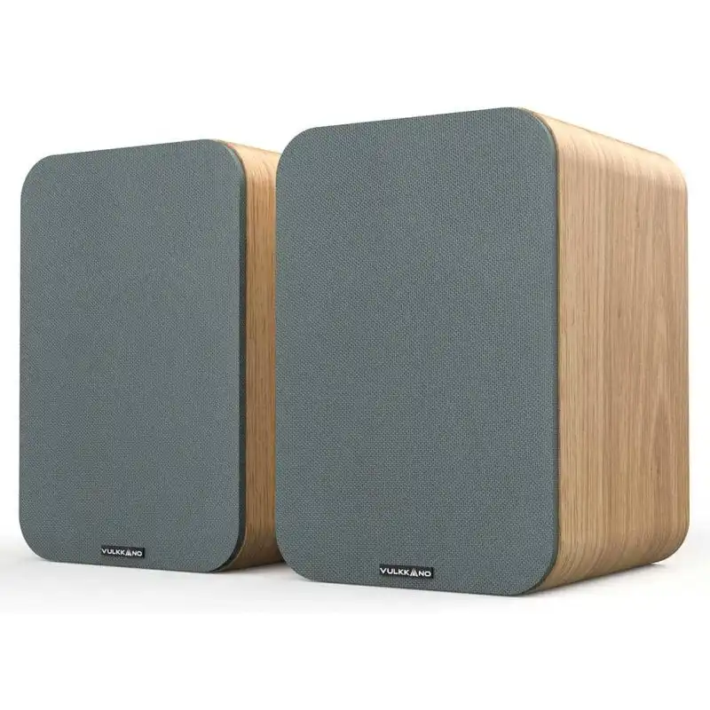 Vulkkano A4 Altavoces de Monitorización Activos Bluetooth 50W Marrones