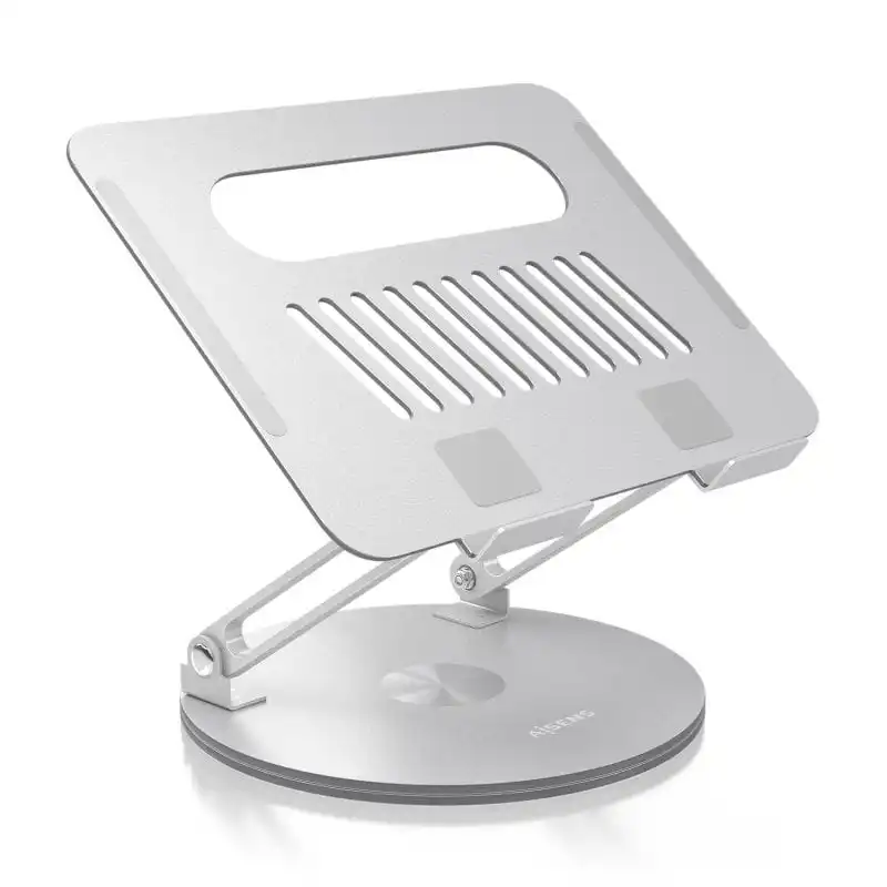 Aisens Soporte de Sobremesa XL Giratorio Ajustable para Portátil/Tablet 10-17 Plata