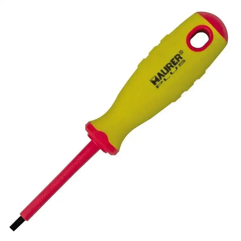 Maurer Destornillador Aislado Boca Vaciada 0.6x4mm