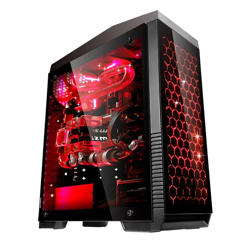 UNYKAch Exagon USB 3.0 Cristal Templado Negro