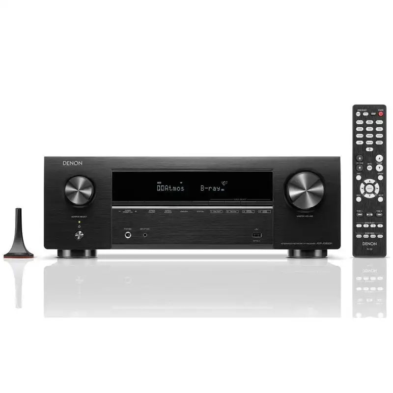 Denon AVR-X1800H Receptor 7.2 Canales Imágenes en 8K Dolby Vision, Sonido 3D Dolby Atmos DTS:X Negro