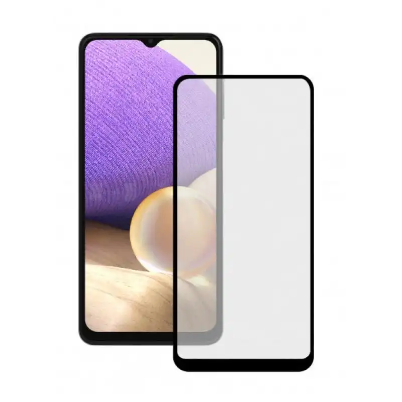 Ksix Cristal Templado 9H Full Glue 2.5D Borde Negro para Galaxy A22 5G