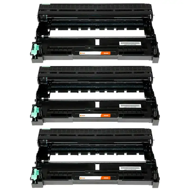 Pccom Essential Tambor Compatible Brother DR2200/DR450 Negro Pack 3