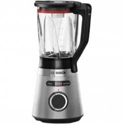 Batidora de vaso - Bosch MMB6382M, 1200 W, 1.5 l, 30.000 rpm, Jarra cristal, Inox