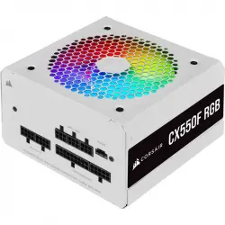 Corsair CX Series CX550F RGB White 550W 80 Plus Bronze Modular