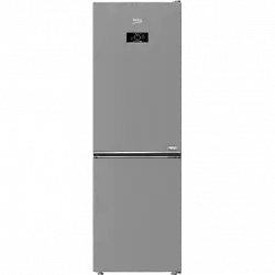 Frigorífico combi - Beko B3RCNE364HXB, NeoFrost Duo Cooling, 186.5 cm, 316 l, AeroFlow, Display LED, HarvestFresh, Gris