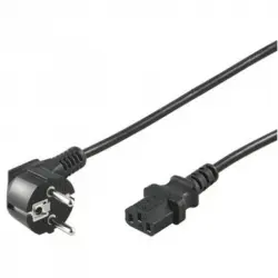 Goobay Cable de Alimentación para CPU CEE7/C13 1.5m Negro