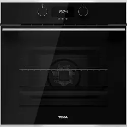 Horno - Teka HLB 830, Multifunción, Limpieza por agua, 70 l, 60 cm, Pantalla táctil, TermoSonda, Negro/Inox