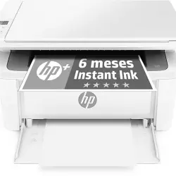 Impresora multifunción - HP Laserjet M140we, B&W, WiFi, USB, Fax, 6 meses Instant Ink con HP+, hasta 21 ppm, 7MD72E