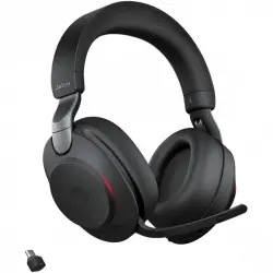 Jabra Evolve2 85 Auriculares Inalámbricos Bluetooth con Cancelación de Ruido USB-C Negros