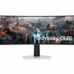 Monitor gaming - SAMSUNG Odyssey G9 LS49CG934SUXEN , 49", OLED, 0.03ms, 240 Hz, Freesync Premium Pro, Silver