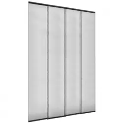 Primematik - Mosquitera Para Puerta Max 100 X 220 Cm Cortina De Paneles Ah04900