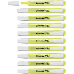 STABILO Swing Cool 10 Marcadores Fluorescentes Amarillos