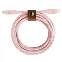 Belkin Boost Charge Cable con Correa USB-C a Lightning 70cm Rosa