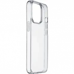 Funda - CellularLine CLEARDUOIPH14PRMT, Para Apple iPhone 14 PRO MAX, Trasera, TPU, Transparente