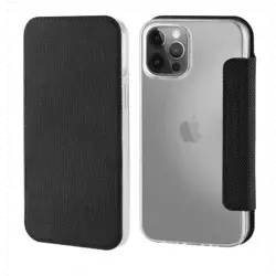 Funda - Muvit MCFLC0003, Para iPhone 12 Pro Max, Eco-friendly, Negro