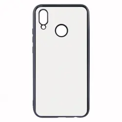 Ksix Flex Metal Funda TPU Metalizado Gris para Huawei P20 Lite