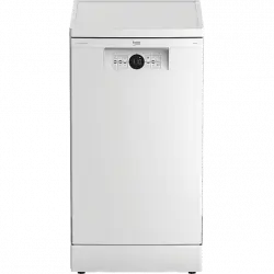 Lavavajillas - Beko BDFS26020WQ, Independiente, 6 Programas, 44.8 cm, Fast+™, Blanco