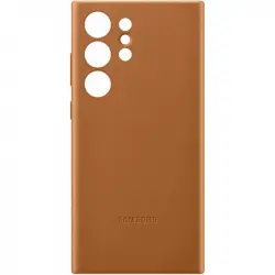 Samsung Leather Case Funda de Piel Camel para Galaxy S23 Ultra