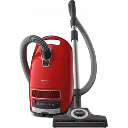 Aspirador con bolsa - Miele Complete C3 CAT&DOG, 890 W, 4.5 l, Cepillo para mascotas, Rojo