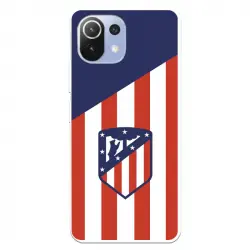 Funda del Atleti Escudo Fondo Atletico Licencia Oficial Atlético de Madrid para Xiaomi Mi 11 Lite