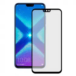 Ksix Protector de Pantalla Cristal Templado para Honor 8X Borde Negro