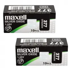 Maxell SR626SW Pila Botón de Óxido de Plata 20 Unidades