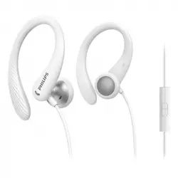 Philips TAA1105WT/00 Auriculares Deportivos con Micrófono y Jack 3.5 Blancos