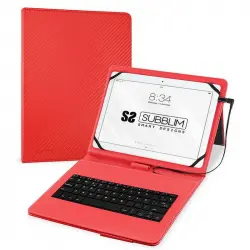 Subblim Keytab Pro USB 10.1" Roja