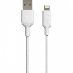 Cable USB - muvit MCUSC0020, USB, Lightning, Para Apple, 0.2 m, Blanco