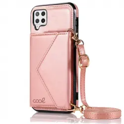 Cool Funda Colgante Wallet Rosa para Samsung Galaxy A42 5G