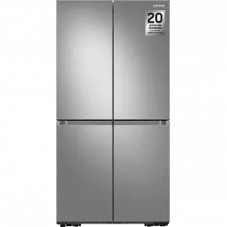 Frigorífico americano - Samsung RF65A967ESR/ES, No Frost, 182.5 cm, 647 l, Twin Cooling Plus™, Metal Cooling, Dispensador de hielo & agua, Inox