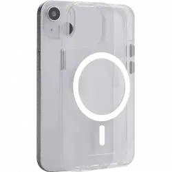 Funda - ISY ISC 1114 MagISY, Para iPhone 15 Plus, Poliuretano, Transparente