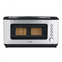 HKoenig VIEW7 Tostadora con Ventana 900W Acero Inoxidable