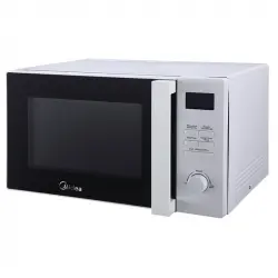 Midea MCM259GDWT Microondas con Grill 25L 900W Gris/Negro