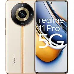 Móvil - realme 11 Pro+, Blanco, 512 GB, 12 GB RAM, 6.7 " AMOLED FHD+ Curved, Cámara 200 MP, MediaTek Dimensity 7050, 5000 mAh, Android 13