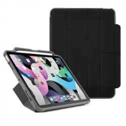 Pipetto London Origami 2 Shield Pencil Funda para iPad Air 4/5 Negro