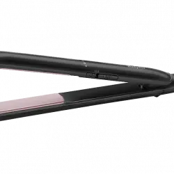 Plancha de pelo - BaByliss Smooth Ceramic 230, Multivoltaje, Apagado automático, 230°C, Negro