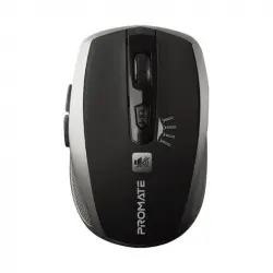 Promate Breeze Ratón Inalámbrico USB Nano Clic Silencioso 6 Botones 1600DPI Plata