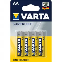 Varta Superlife Pack de Pilas Zinc-Carbon AA 4 Unidades