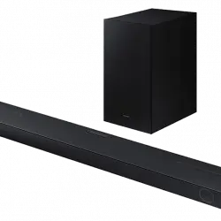 Barra de sonido - Samsung HW-Q600C/ZF, Bluetooth, Dolby Atmos / DTS:X, 34W, 3.1.2 canales, Sonido Inteligente, Modo Juego Pro, Negro